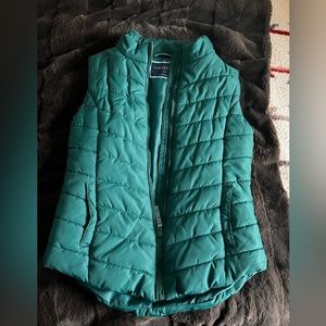 Green Teal Aeropostale Puffer Vest